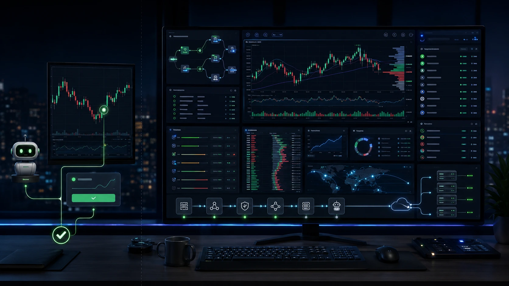 Trading bot compared with a full trading automation platform for disciplined retail day trading.